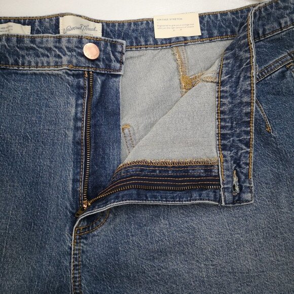 NWT Universal Thread Ladies Size 24W Medium Wash High Rise A-line Jean Shorts - Picture 13 of 16